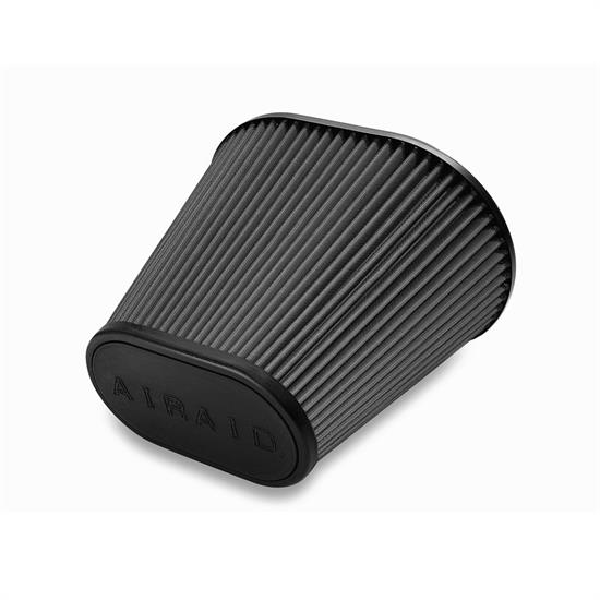 Airaid 722-476 Air Filter, Black, 9in Tall, Oval Tapered