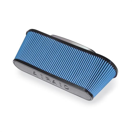 Airaid 723-475 Air Filter, Blue, 6in Tall, Oval Tapered
