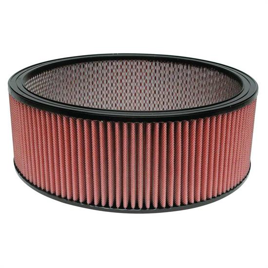 Airaid 800-306 SynthaFlow Air Filter, Red, 5in Tall, Round Straight