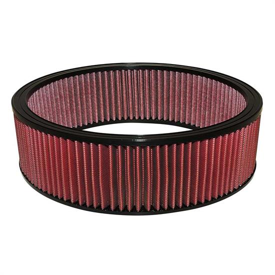 Airaid 800-351 SynthaFlow Air Filter, Red, 3in Tall, Round Straight