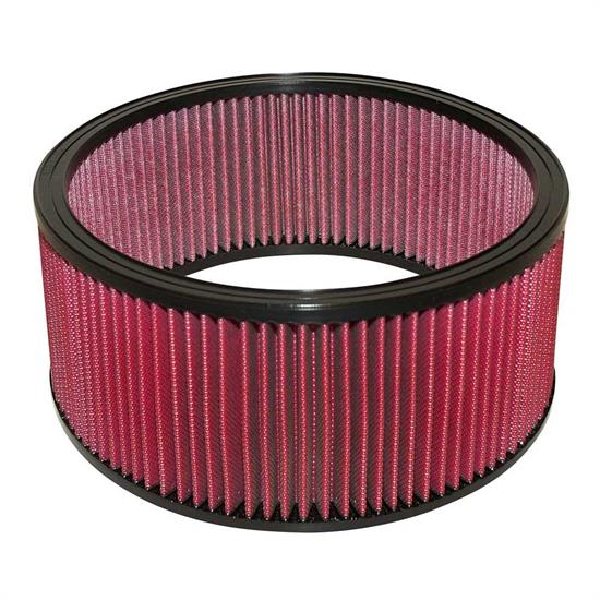 Airaid 800-379 SynthaFlow Air Filter, Red, 6in Tall, Round Straight