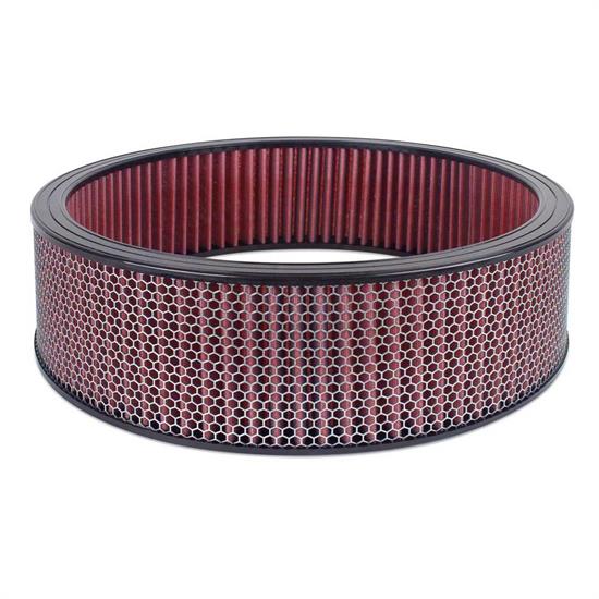 Airaid 800-413 SynthaFlow Air Filter, Red, 4in Tall, Round Straight