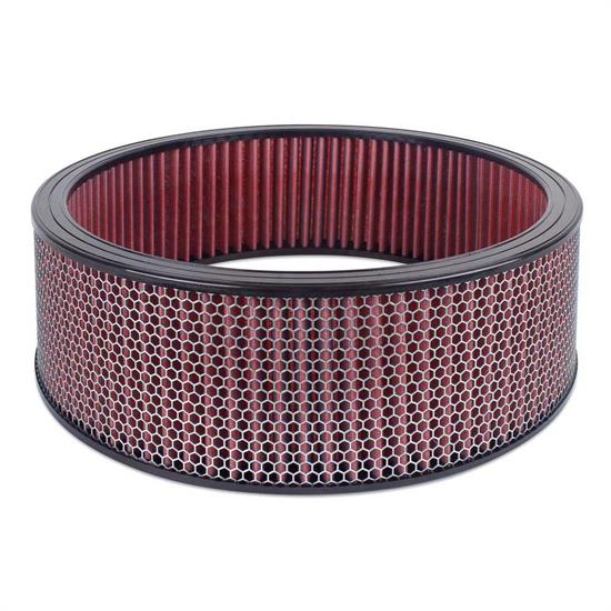Airaid 800-414 SynthaFlow Air Filter, Red, 5in Tall, Round Straight