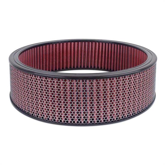 Airaid 800-416 SynthaFlow Air Filter, Red, 4in Tall, Round Straight
