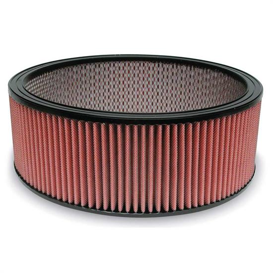Airaid 801-306 SynthaMax Air Filter, Red, 5in Tall, Round Straight