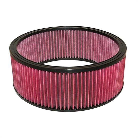 Airaid 801-307 SynthaMax Air Filter, Red, 5in Tall, Round Straight