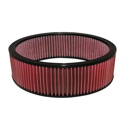 Airaid 801-351 SynthaMax Air Filter, Red, 3in Tall, Round Straight