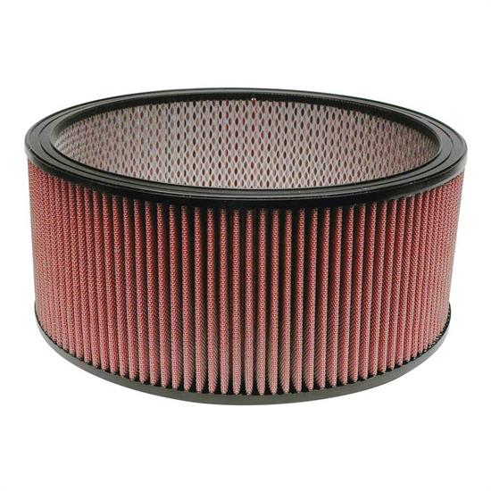 Airaid 801-374 SynthaMax Air Filter, Red, 6in Tall, Round Straight
