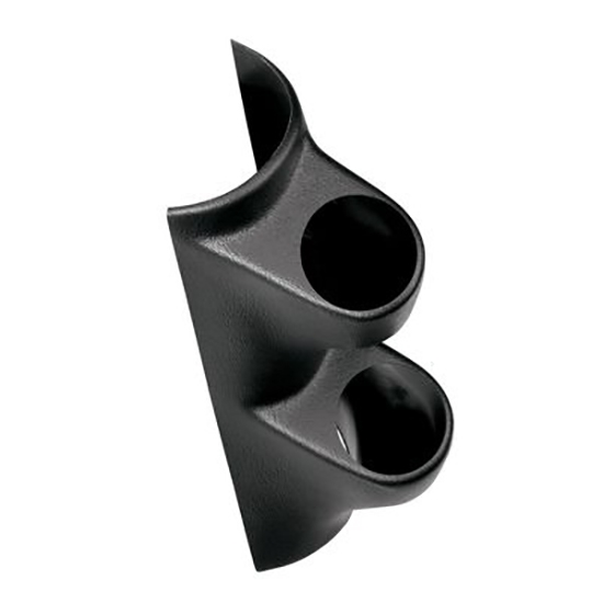 Auto Meter 10103 Dual Gauge Pillar Pod for 79-93 Mustang, 2-5/8 Inch