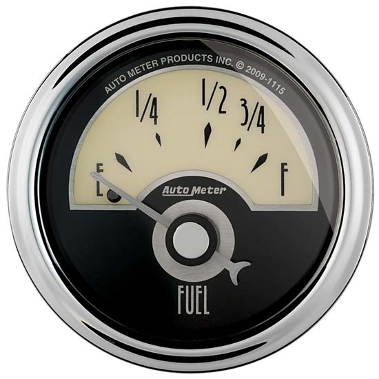 Auto Meter 1105 Cruiser AD Air-Core Fuel Level Gauge, 2-1/16 Inch
