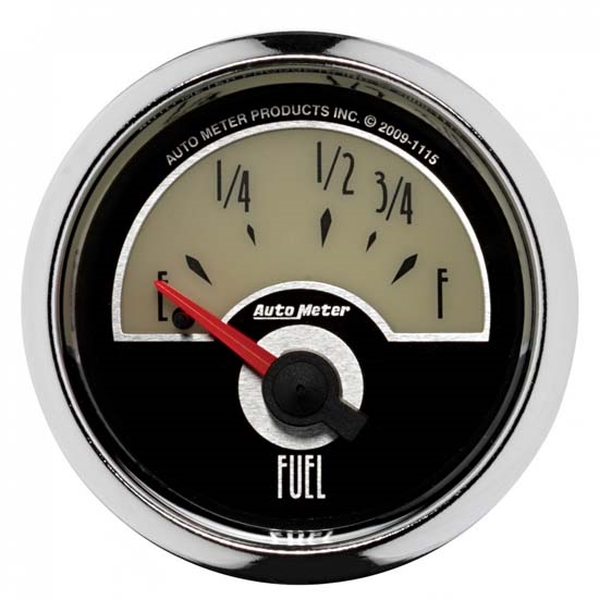 Auto Meter 1115 Cruiser Air-Core Fuel Level Gauge, 2-1/16 Inch
