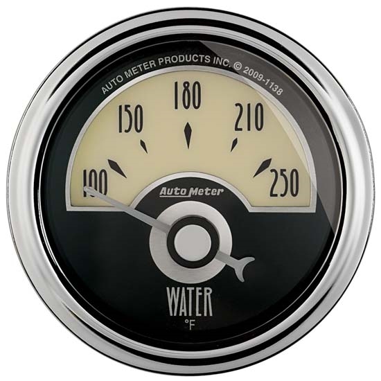 Auto Meter 1136 Cruiser AD Air-Core Water Temperature Gauge