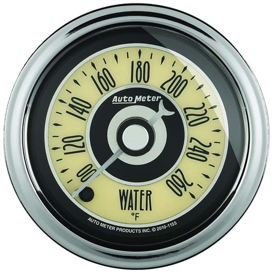 Auto Meter 1154 Cruiser AD Stepper Motor Water Temperature Gauge