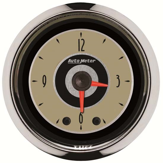 Auto Meter 1185 Cruiser Digital Stepper Motor Clock Gauge, 2-1/16 Inch