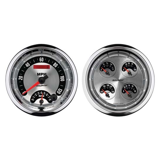 Auto Meter 1205 American Muscle Air-Core Quad Gauge