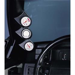 AutoMeter 12101 Triple Gauge Full Pillar, 87-93 Mustang Fox Body