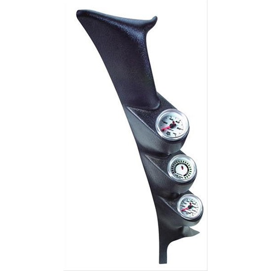 Auto Meter 12103 Triple Gauge Full Pillar, 87-93 Mustang Fox Body