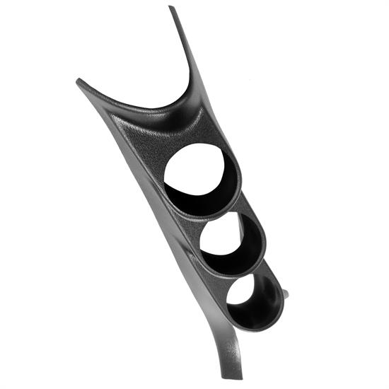 Auto Meter 12128 Triple Gauge Full Pillar, 2005-09 Mustang, 2-1/16 In.