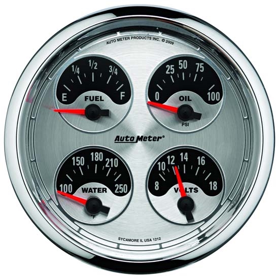 Auto Meter 1212 American Muscle Air-Core Quad Gauge