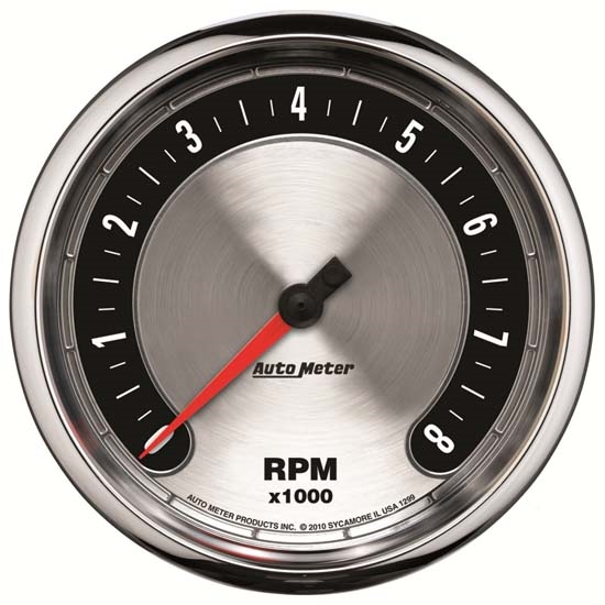 Auto Meter 1299 American Muscle Air-Core In-Dash Tachometer Gauge