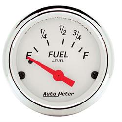 AutoMeter 1316 Arctic White Air-Core Fuel Level Gauge