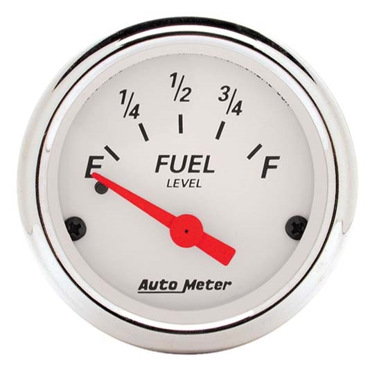 AutoMeter 1318 Arctic White Air-Core Fuel Level Gauge