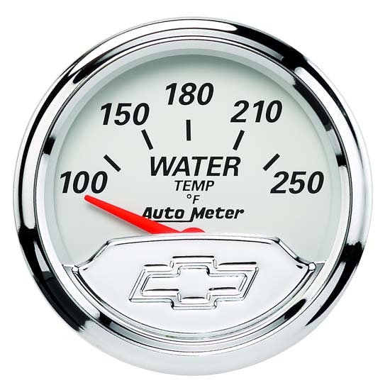 Auto Meter 1337-00408 Chevy Vintage Air-Core Water Temperature Gauge