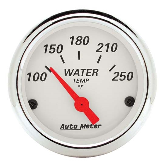 AutoMeter 1337 Arctic White Air-Core Water Temperature Gauge