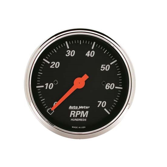 Auto Meter 1478 Designer Black Air-Core In-Dash Tachometer Gauge