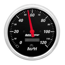 AutoMeter 1489 Designer Black Air-Core Speedometer Gauge, 5 Inch