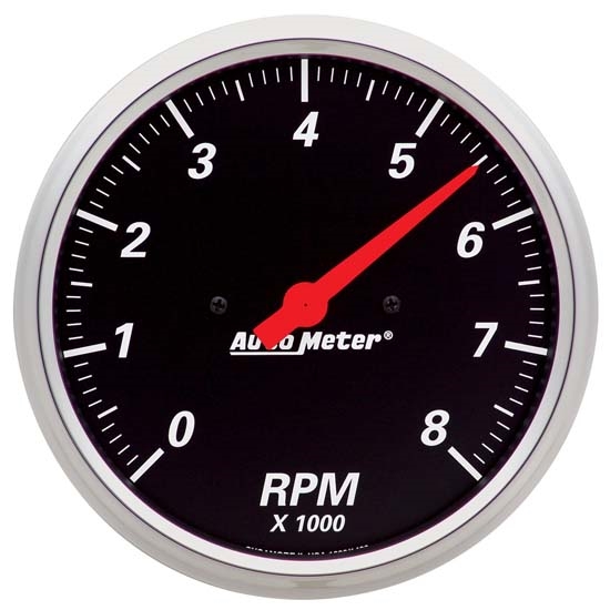 Auto Meter 1499 Designer Black Air-Core In-Dash Tachometer Gauge