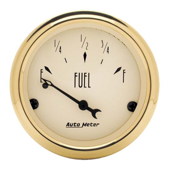 Auto Meter 1504 Golden Oldies Air-Core Fuel Level Gauge, 2-1/16 Inch