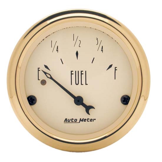 Auto Meter 1506 Golden Oldies Air-Core Fuel Level Gauge, 2-1/16 Inch