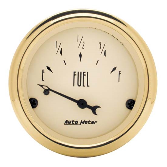 Auto Meter 1507 Golden Oldies Air-Core Fuel Level Gauge, 2-1/16 Inch