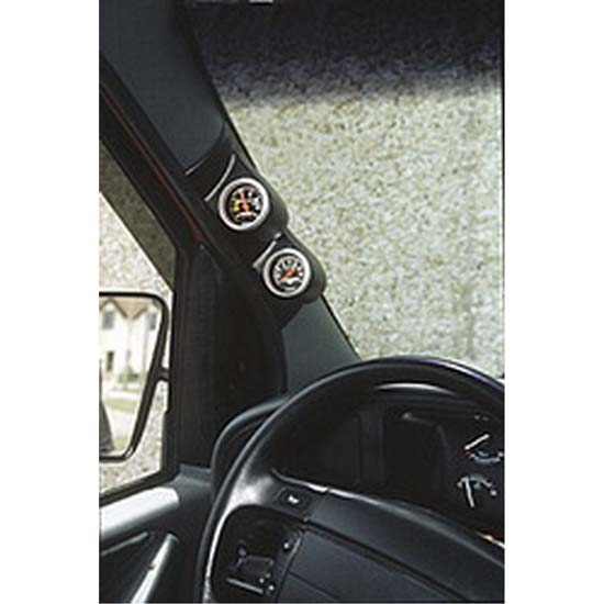 Auto Meter 15316 Single Gauge Pillar Pod, 92-02 Ford E Series, 2-1/16