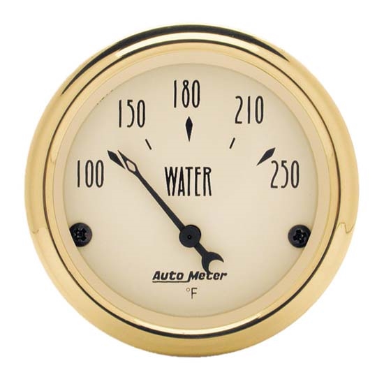 Auto Meter 1538 Golden Oldies Air-Core Water Temperature Gauge