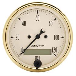 AutoMeter 1588 Golden Oldies Air-Core Speedometer Gauge, 3-1/8