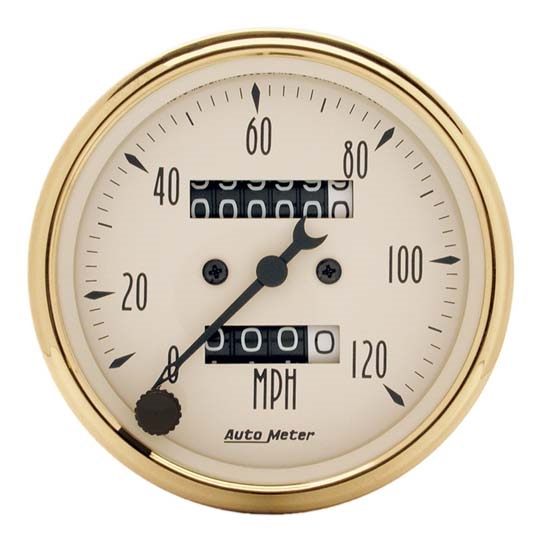 Auto Meter 1593 Golden Oldies Mechanical Speedometer Gauge