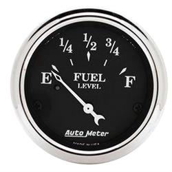 AutoMeter 1716 Old Tyme Black Air-Core Fuel Level Gauge, 2-1/16