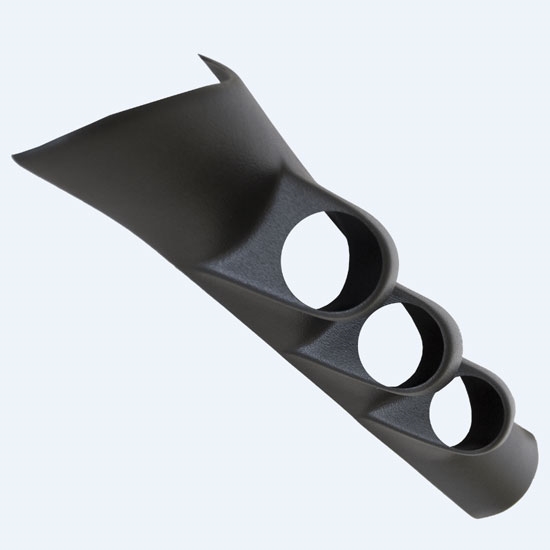 Auto Meter 17203 Triple Gauge Full Pillar, 1998-02 Dodge Ram, 2-1/16