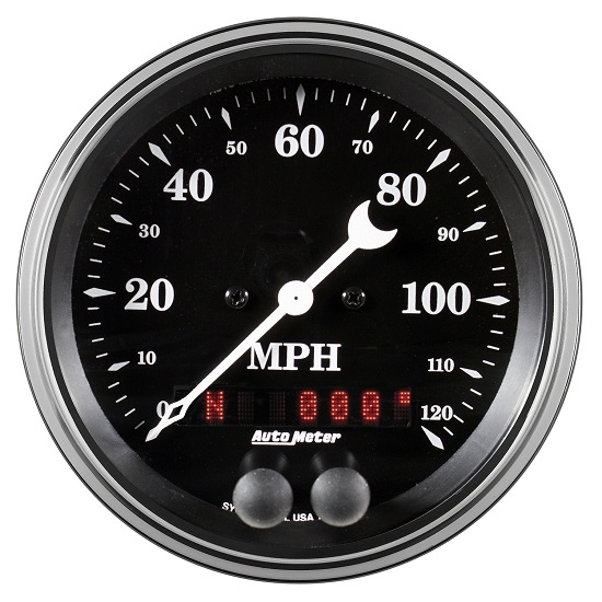 Auto Meter 1749 Old Tyme Black, 3-3/8" GPS Speedometer