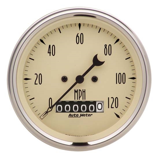 Auto Meter 1879 Antique Beige Air-Core Speedometer Gauge