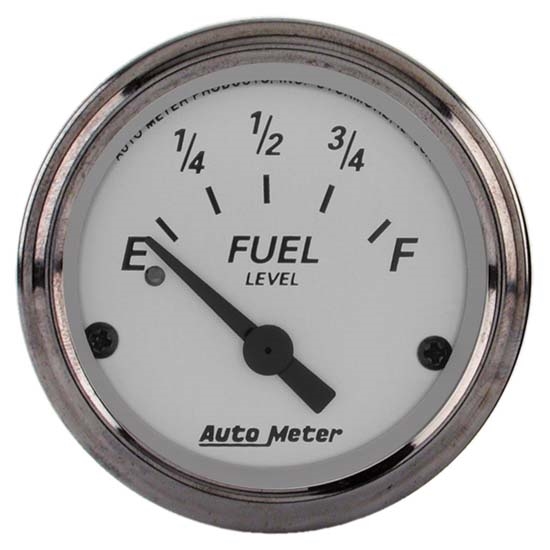 Auto Meter 1906 American Platinum Air-Core Fuel Level Gauge