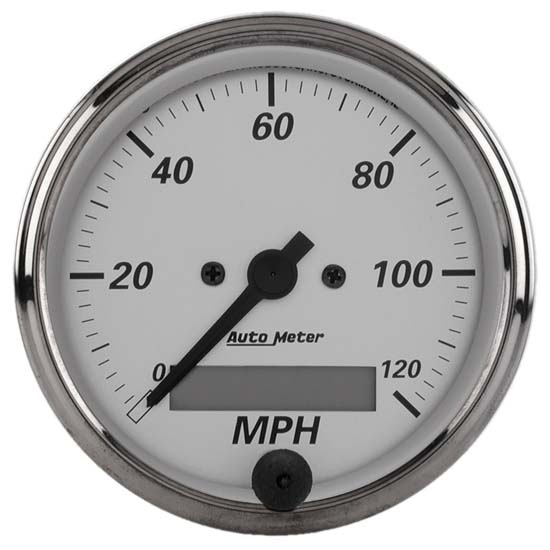 Auto Meter 1988 American Platinum Air-Core Speedometer Gauge