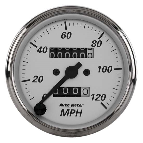Auto Meter 1993 American Platinum Mechanical Speedometer Gauge