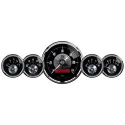 AutoMeter 2001 Prestige Black Diamond 5 Piece Gauge Set
