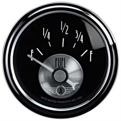 AutoMeter 2014 Prestige Black Diamond Air-Core Fuel Level Gauge