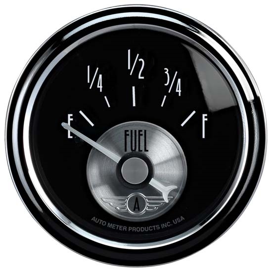 Auto Meter 2016 Prestige Black Diamond Air-Core Fuel Level Gauge
