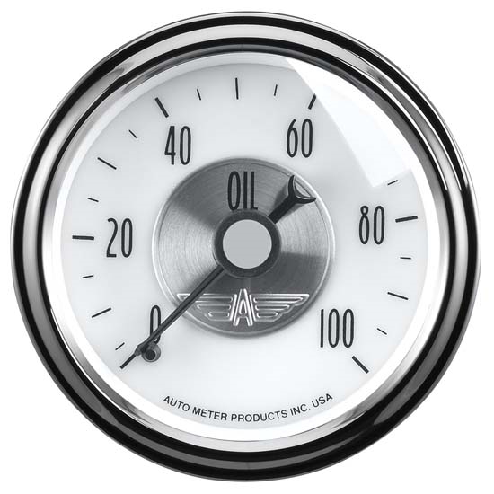 Auto Meter 2023 Prestige Pearl Mechanical Oil Pressure Gauge