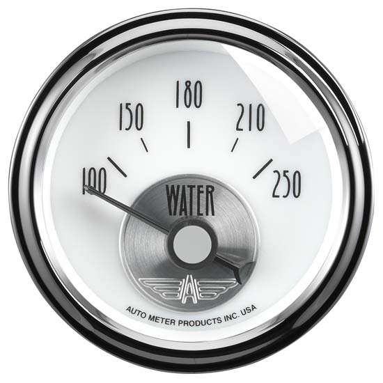 Auto Meter 2039 Prestige Pearl Air-Core Water Temperature Gauge